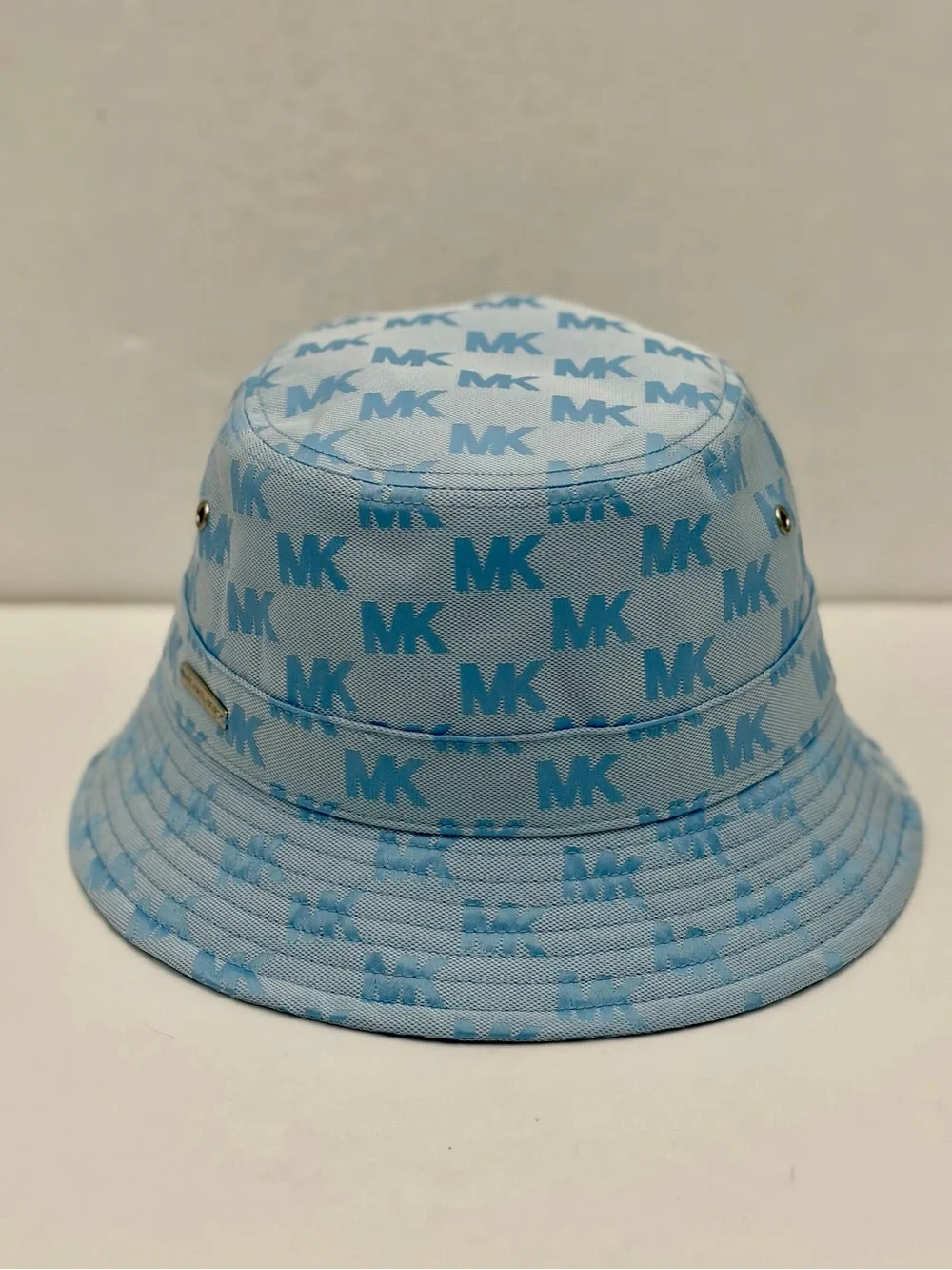 Michael Kors Blue MK Logo Bucket Hat